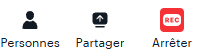 Indicateur REC en cours